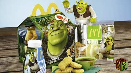 Игрушки Шрек в Happy Meal Игрушки Шрек в Happy Meal