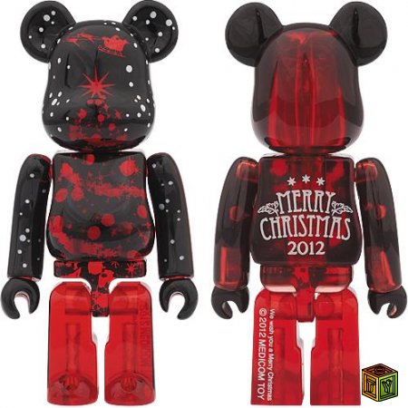 Медведи BE@RBRICK на новогоднею тематику